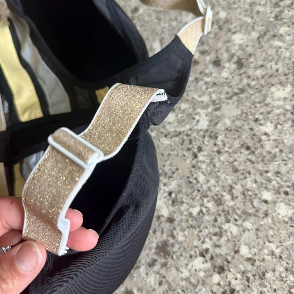 Victoria's Secret Black Sports Bra - Size 38DD/E85 - Picture 7 of 8